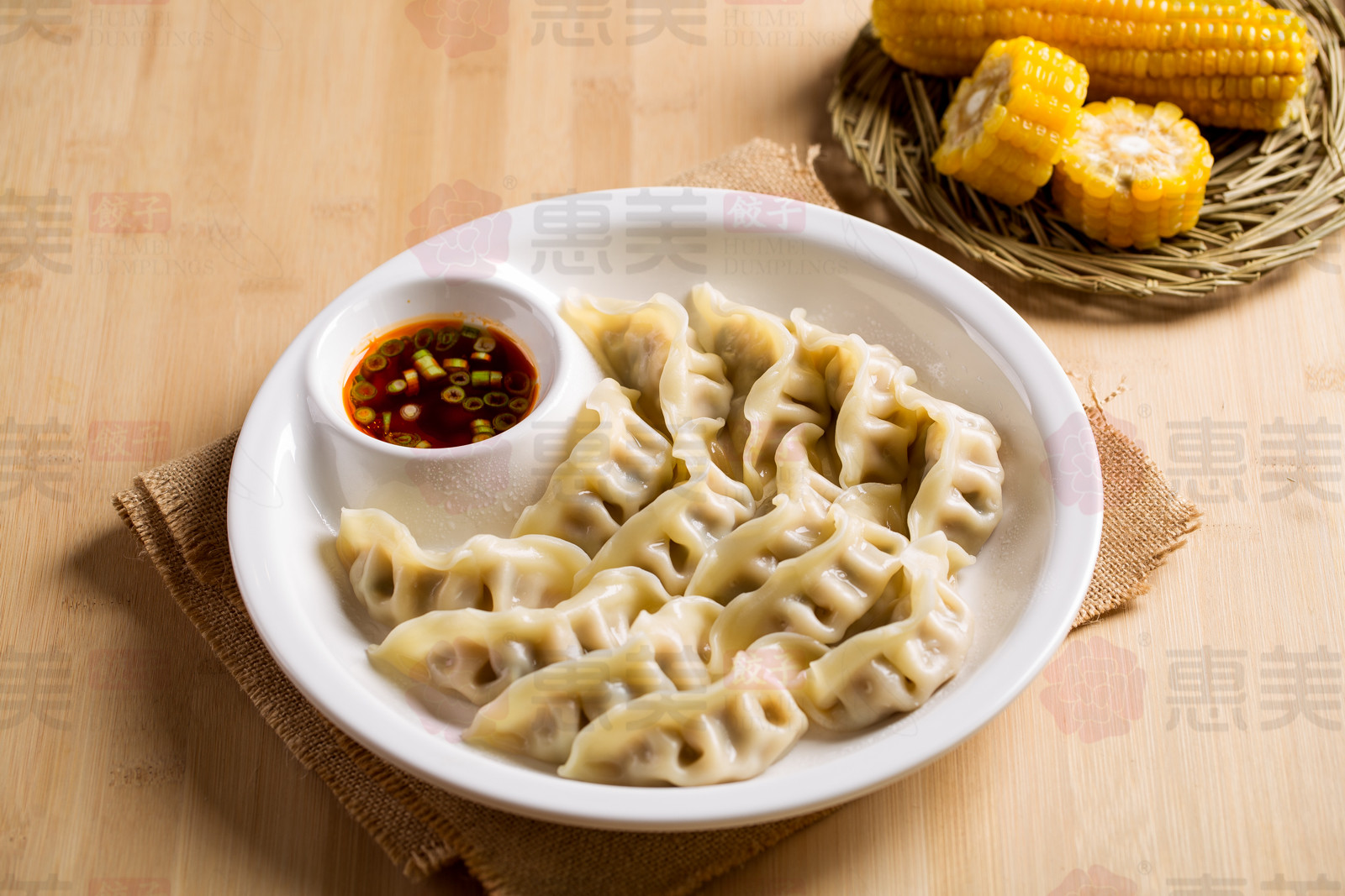 惠美饺子特色美食-玉米猪肉水饺